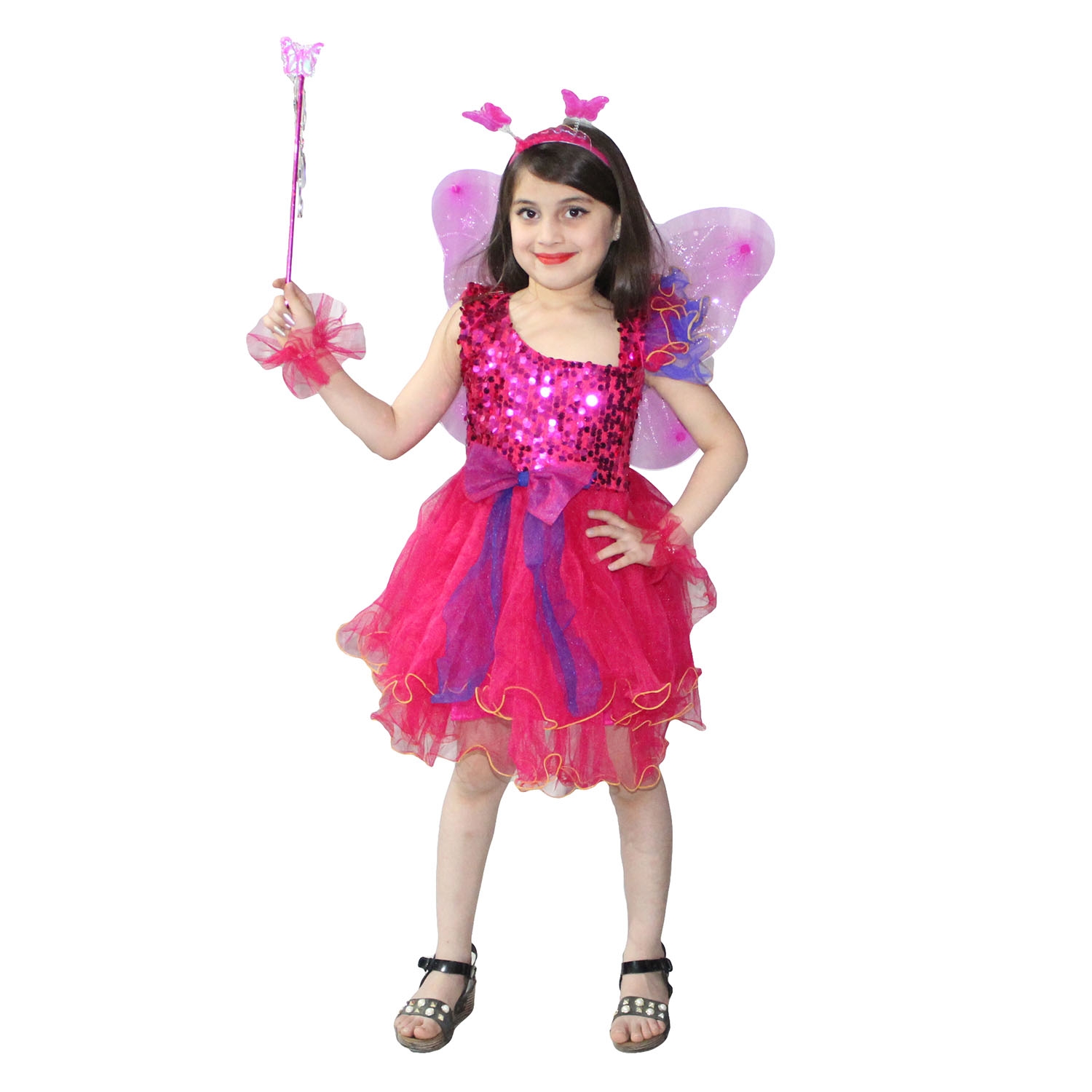 Insect-Themed Butterfly Dress for Children