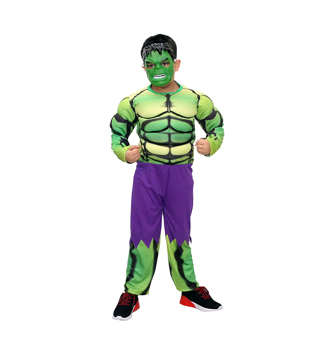 Hulk Imported fancy dress for kids,Cartoon/superhero Costume for School Annual function/Theme Party/Competition/Stage Shows Dress