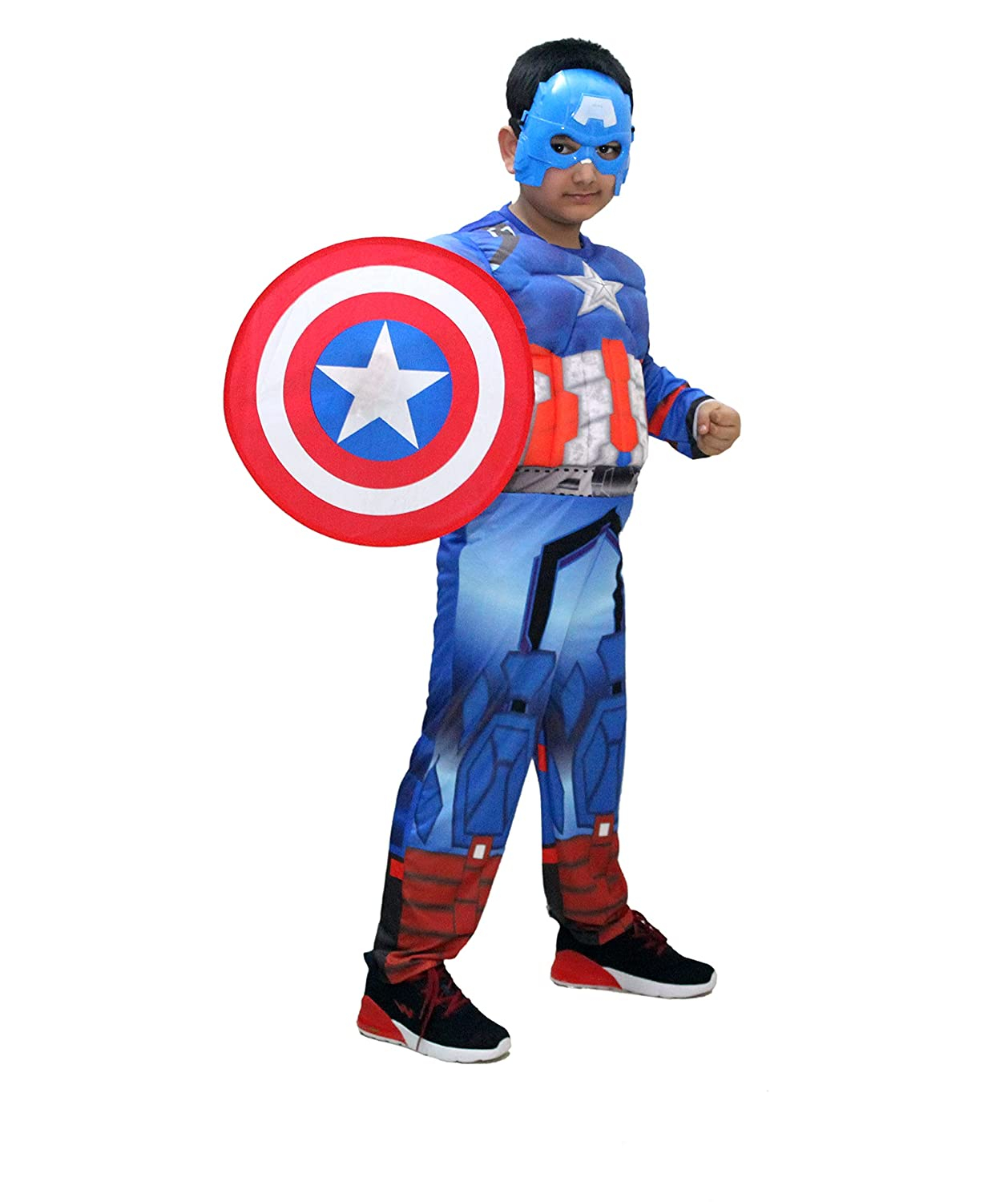 Captain imported fancy dress for kids,Cartoon/superhero Costume for School Annual function/Theme Party/Competition/Stage Shows Dress