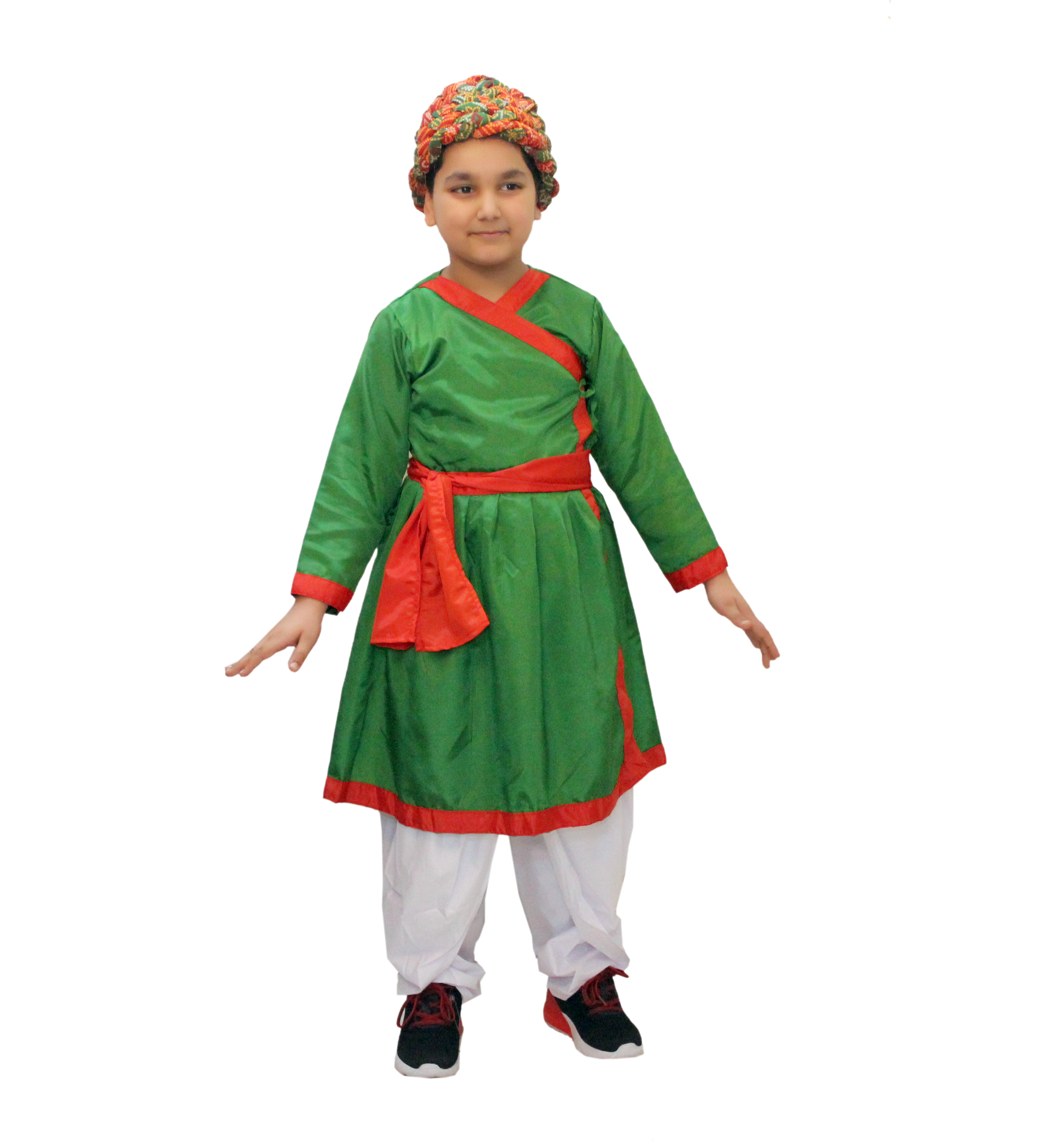 Rajasthani costume fancy dress for kids, Indian State/Dance Costume for School Annual function/Theme Party/Competition/Stage Shows Dress