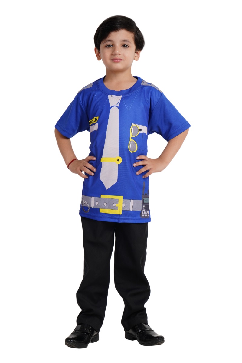 Kids Police Fancy Dress T-Shirt