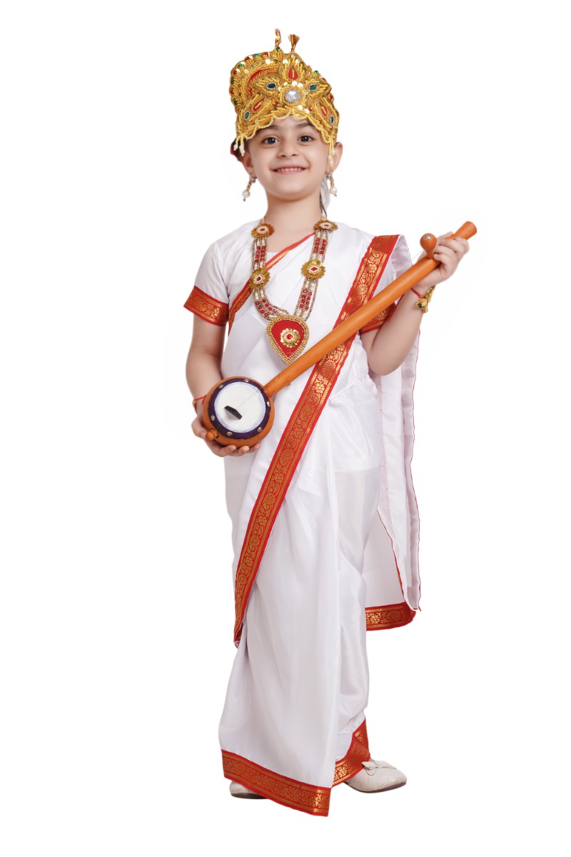 Goddess Saraswati Costume for Kids