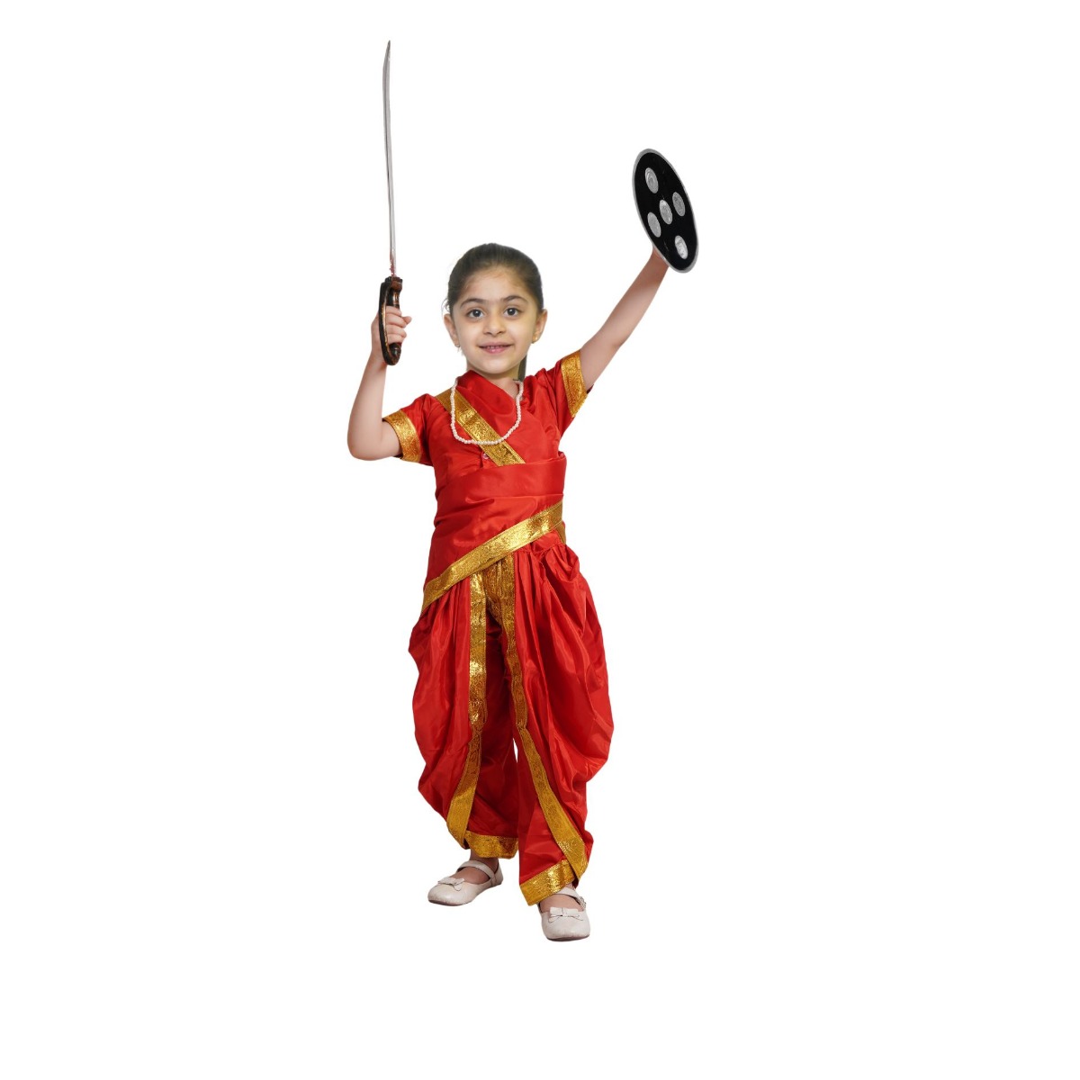 Rani Laxmi Bai Cultural Costume for Kids