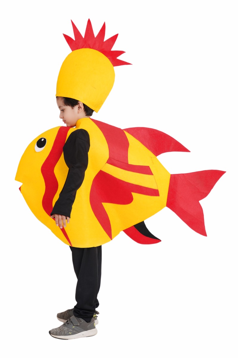 Golden Fish Fancy Dress Costume for Kids