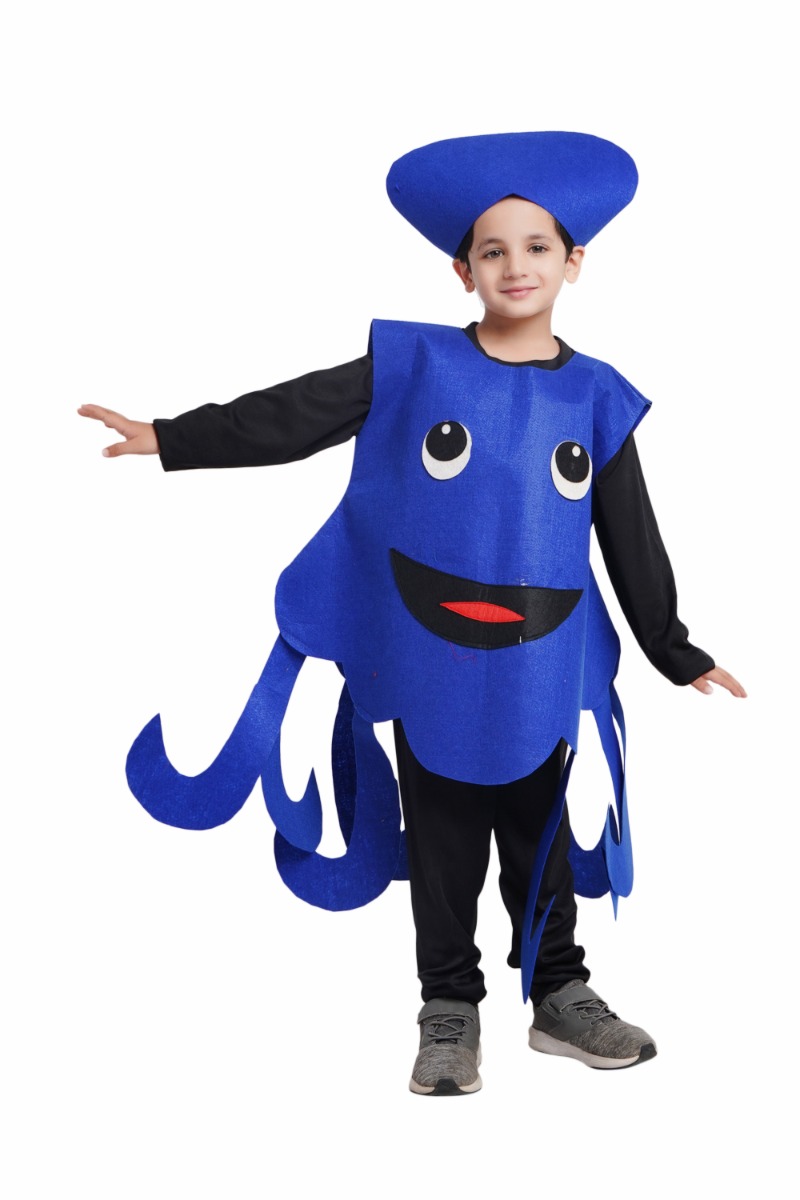 Ocean-Themed Octopus Costume for Kids