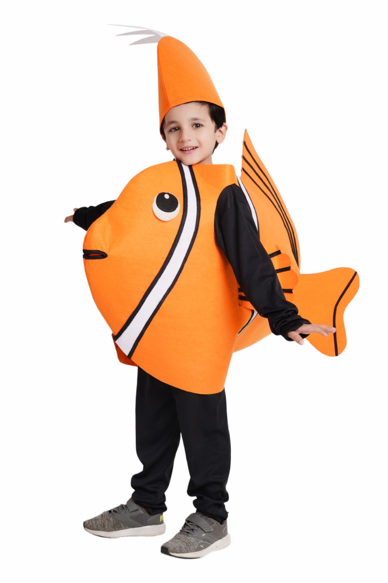 Kids Nemo Fish Fancy Dress Costume