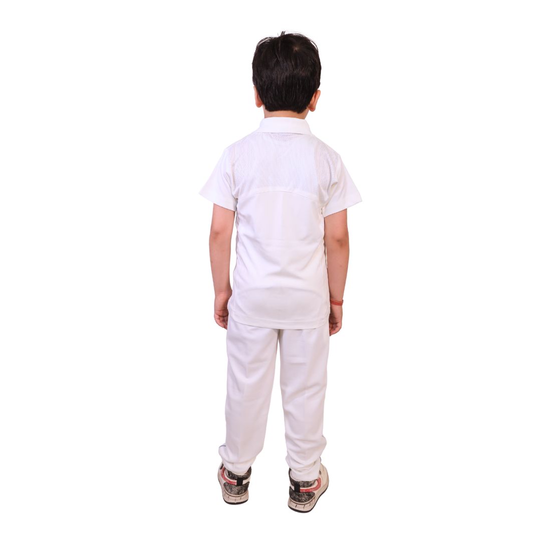 India Cricket Team White National Hero Costume for Kids