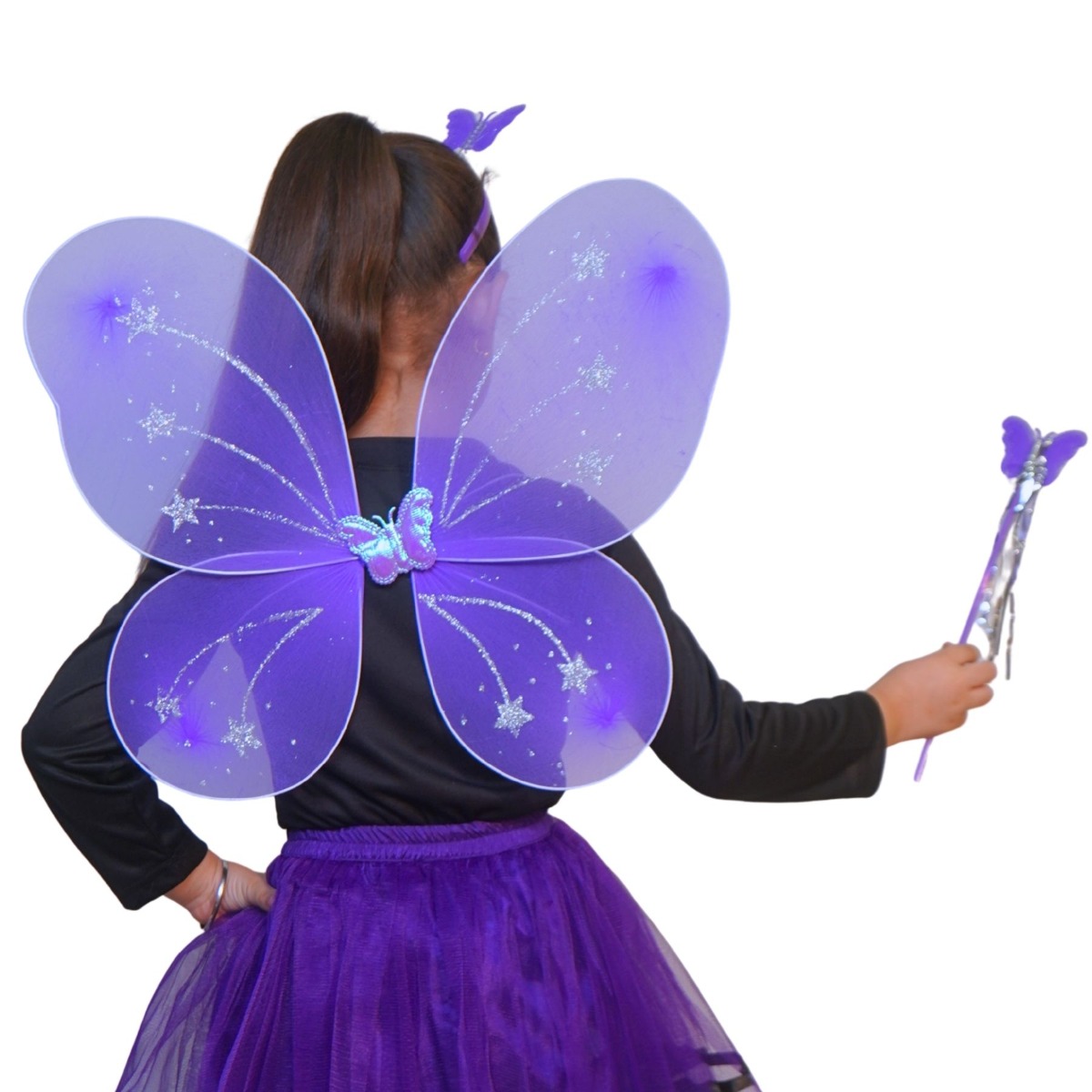 Purple Butterfly Wings for Kids