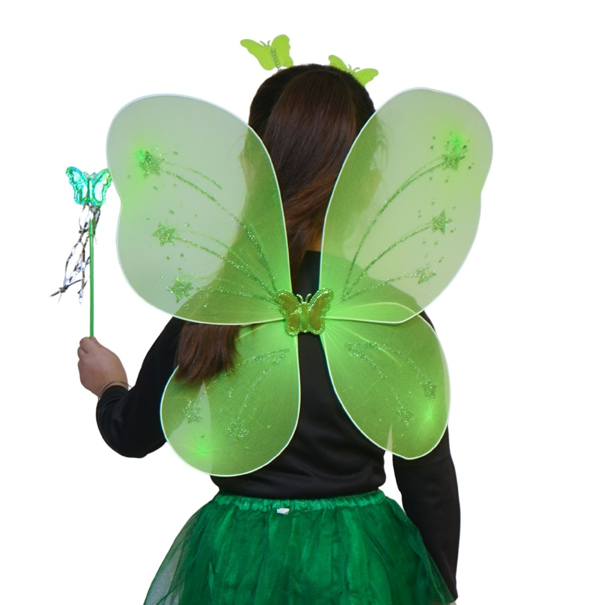 Green Butterfly Wings for Kids
