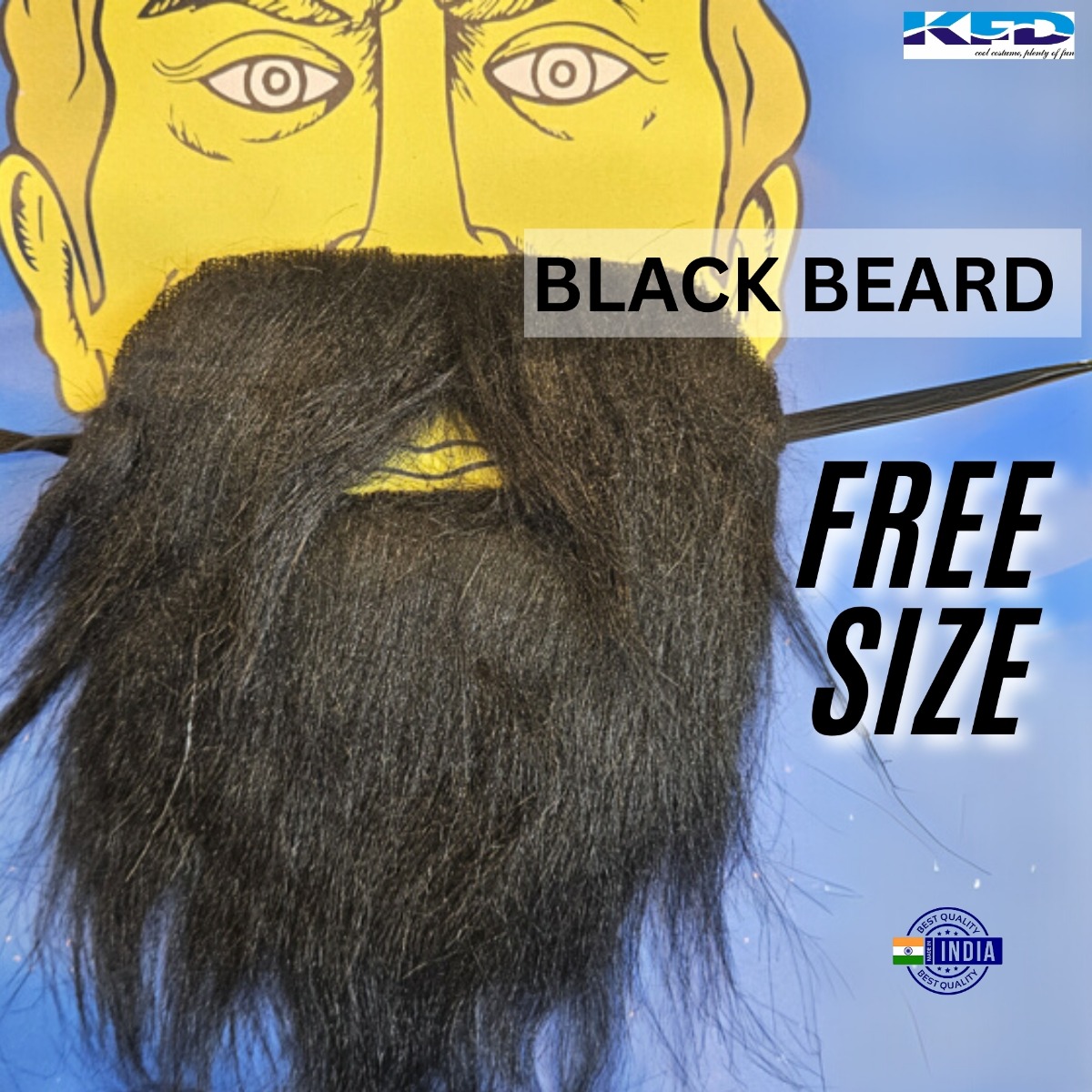 Heavy Beard in Black Color