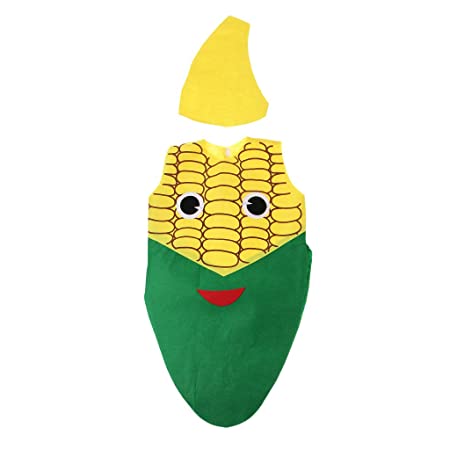 Corn Vegetables Costume Cutout with Cap