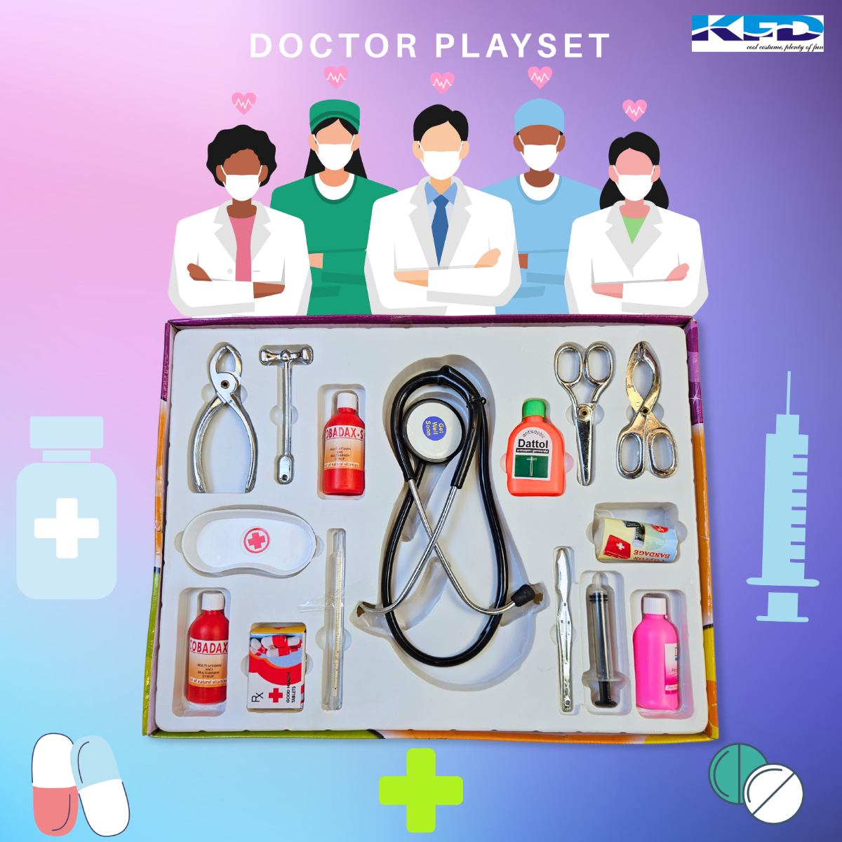 Doctor Kit for Kids /Medical Play Set