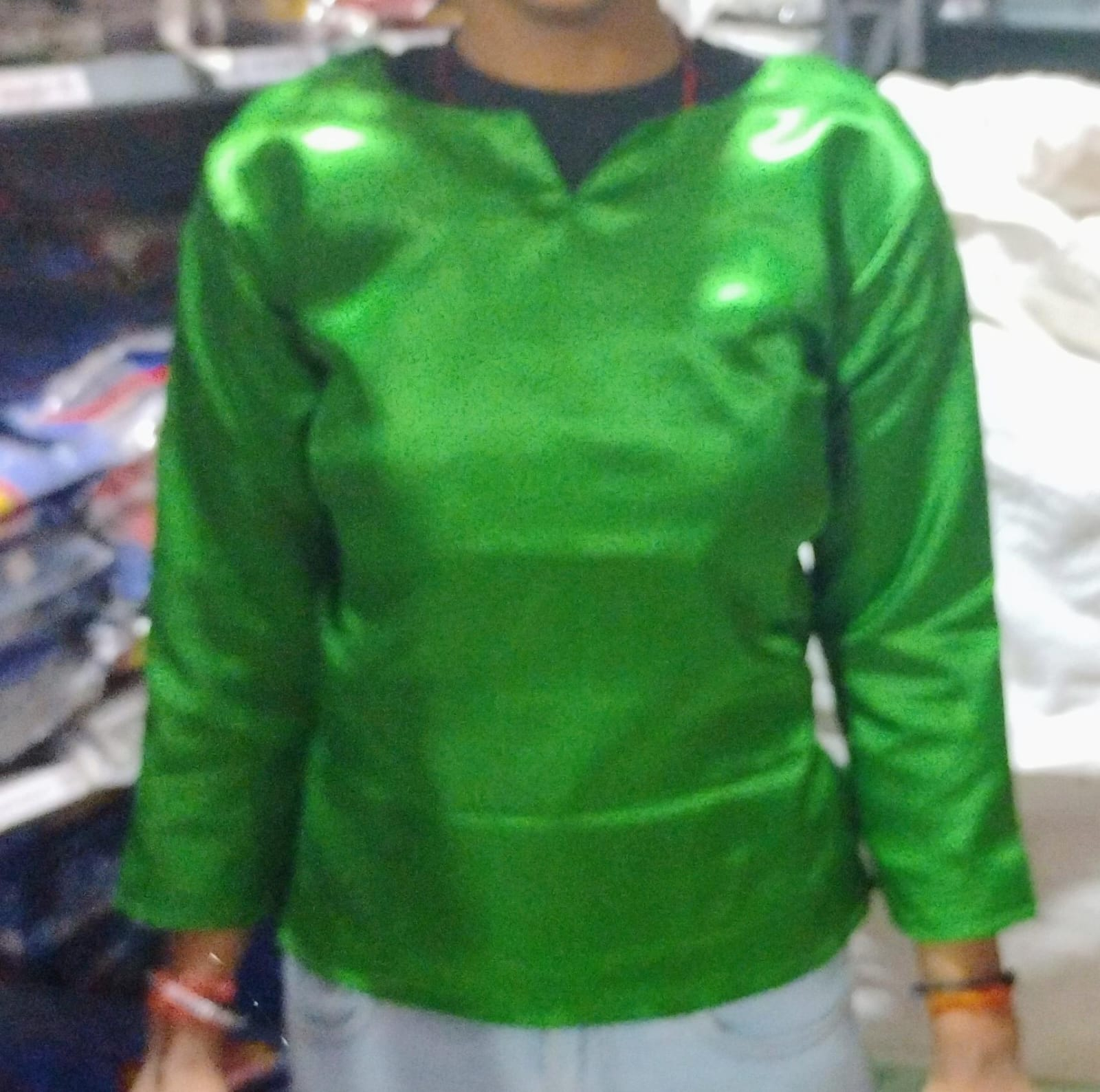 Green Top Fancy Dress For Kids,Costume For Annual Function/Theme Party/Competition/Stage Shows Dress