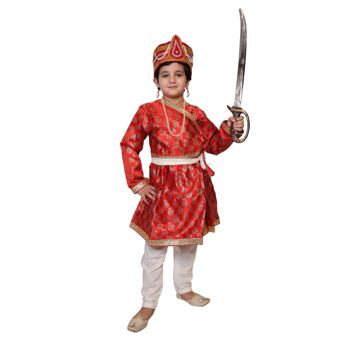 Akbar the Great Mughal King Costume for Kids