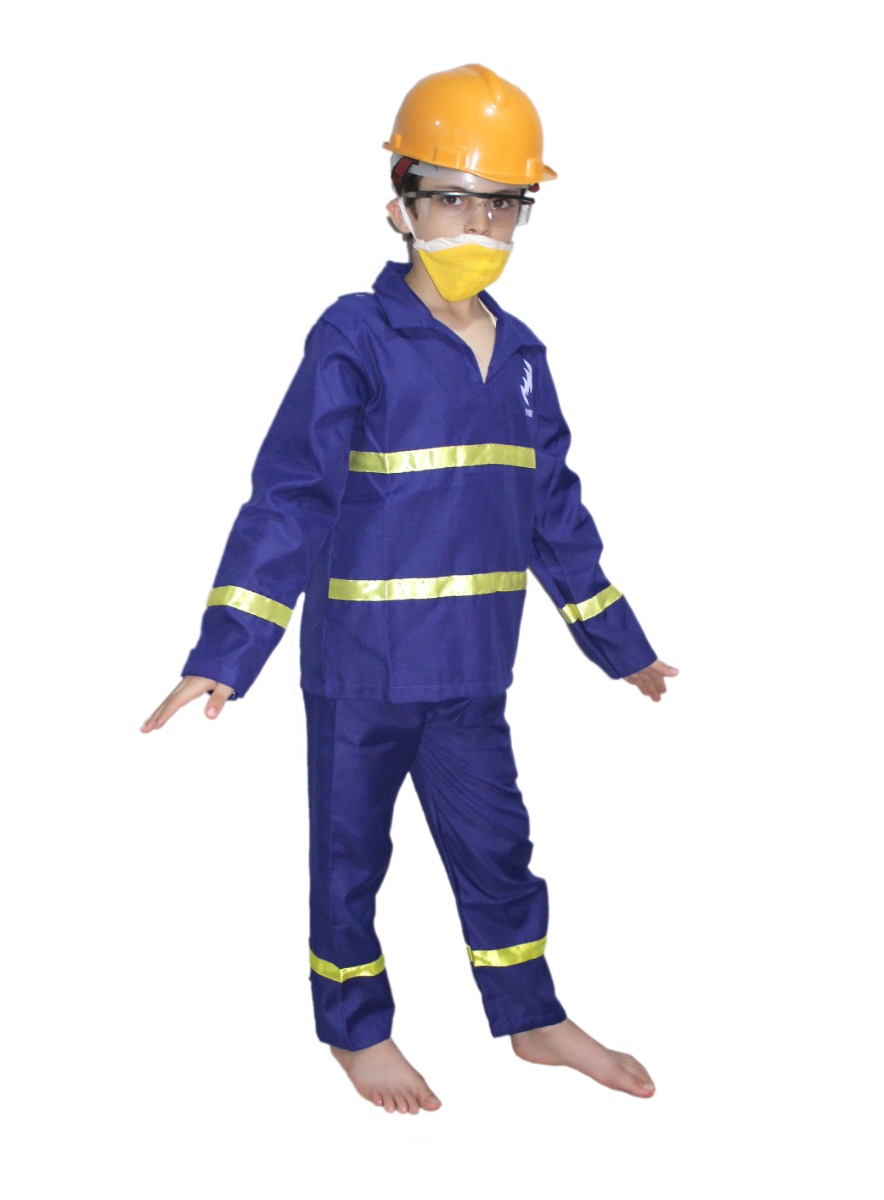 Fireman Character Costume for Kids