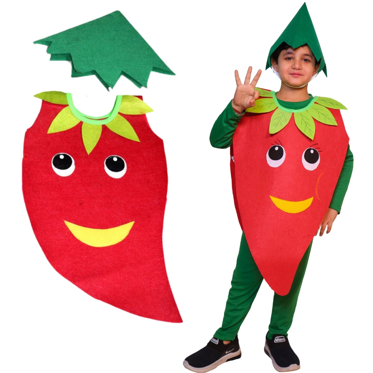 Red Chilly Fancy Dress for Kids