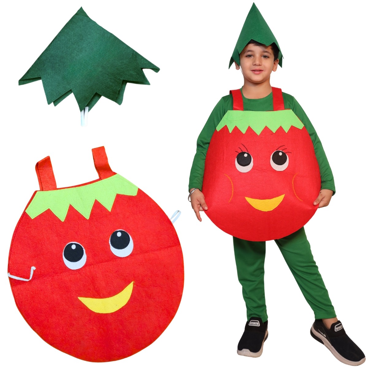 Smily Tomato Fancy Dress for Kids
