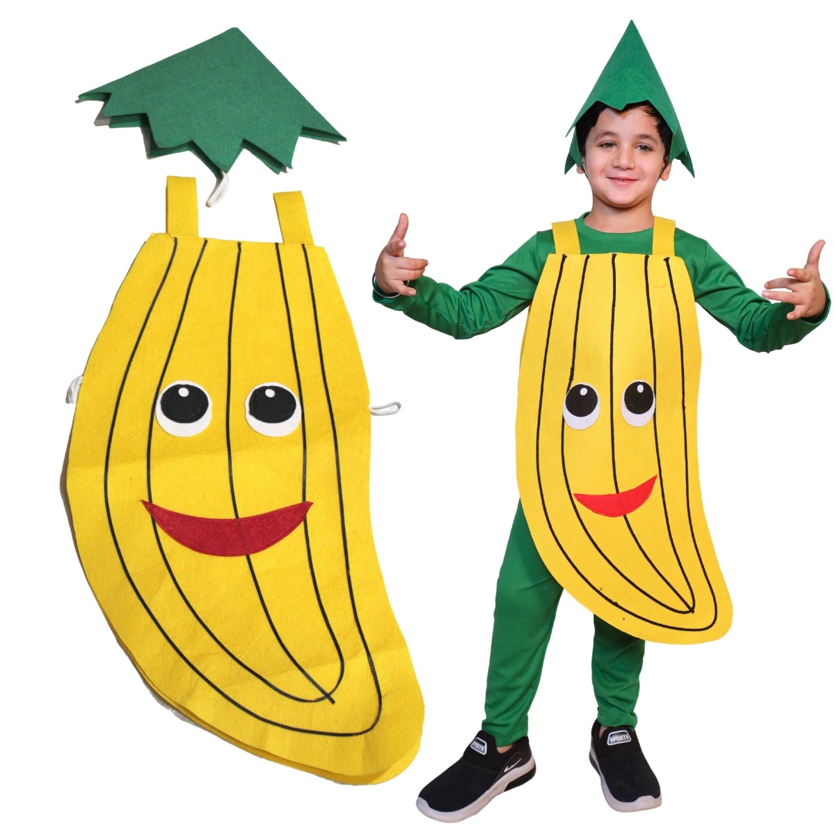 Smily Banana Fancy Dress for Kids