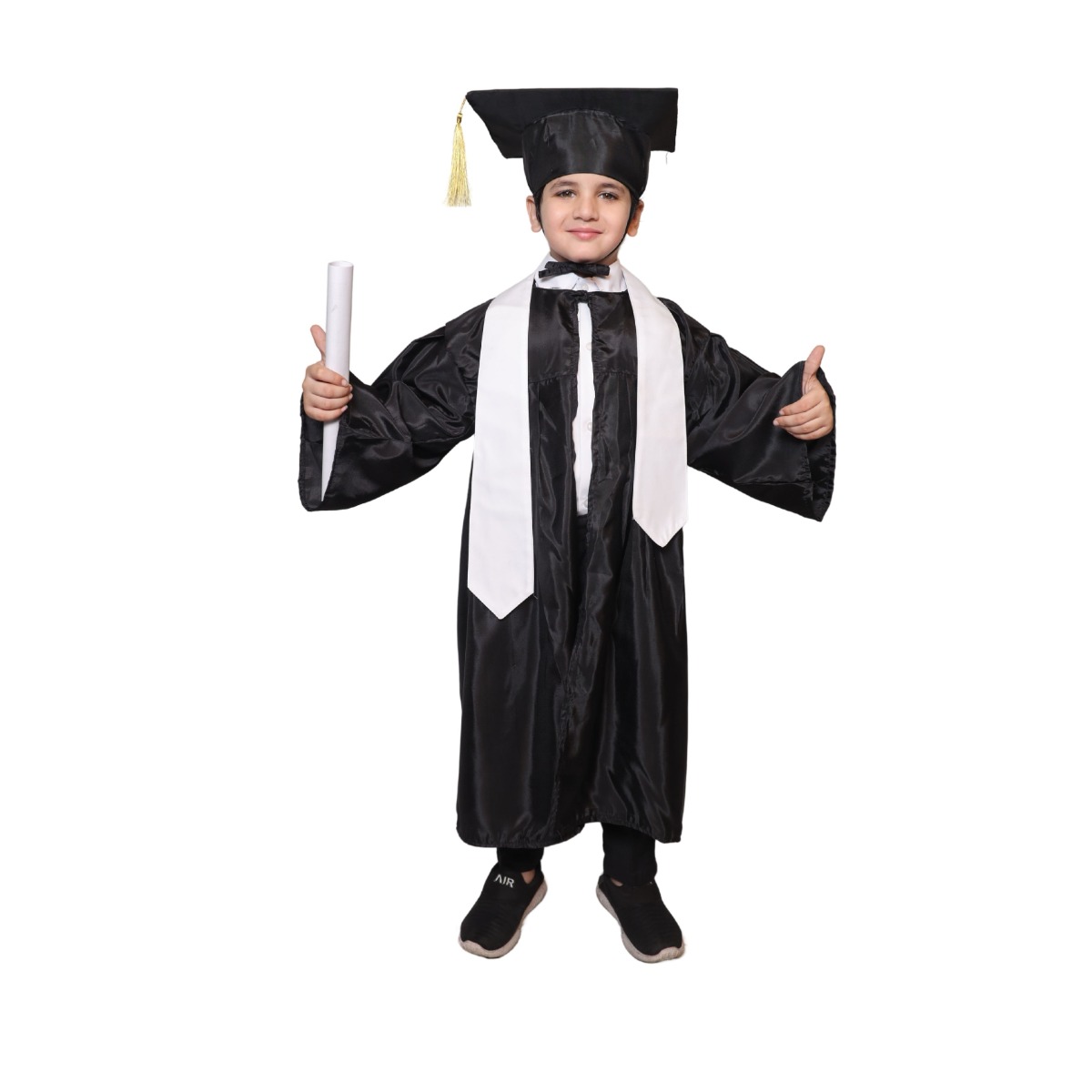Graduation Gown Black Fancy Dress