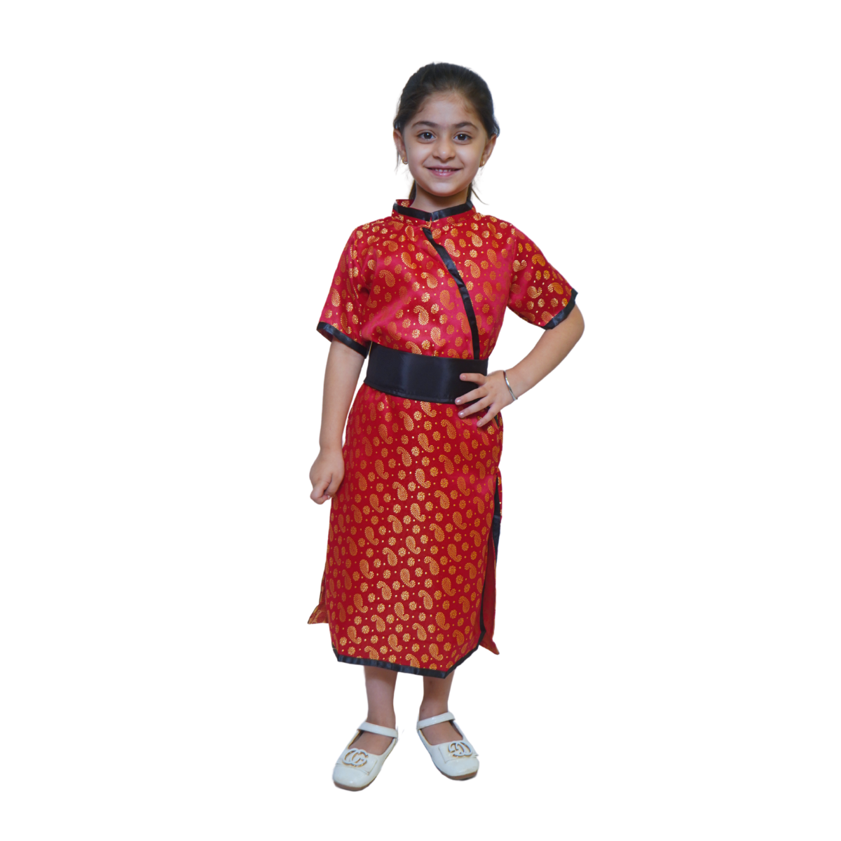 Chinese Girl Traditional Wear Fancy Dress for Kids