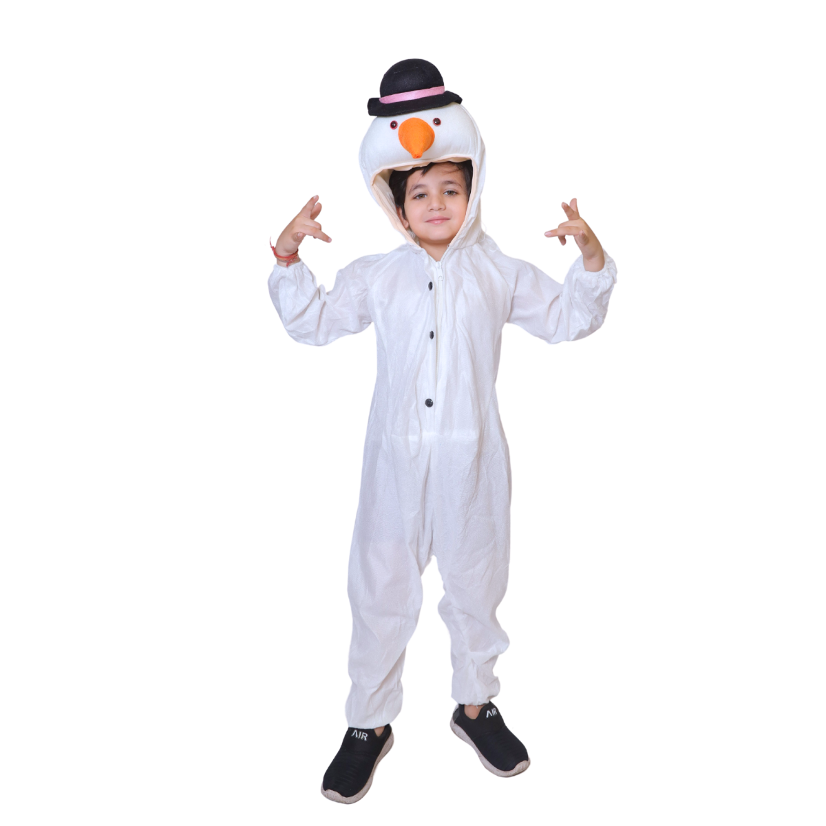 Snowman With Hood fancy dress for kids,Wild Animal Costume for School Annual function/Theme Party/Competition/Stage Shows  Dress