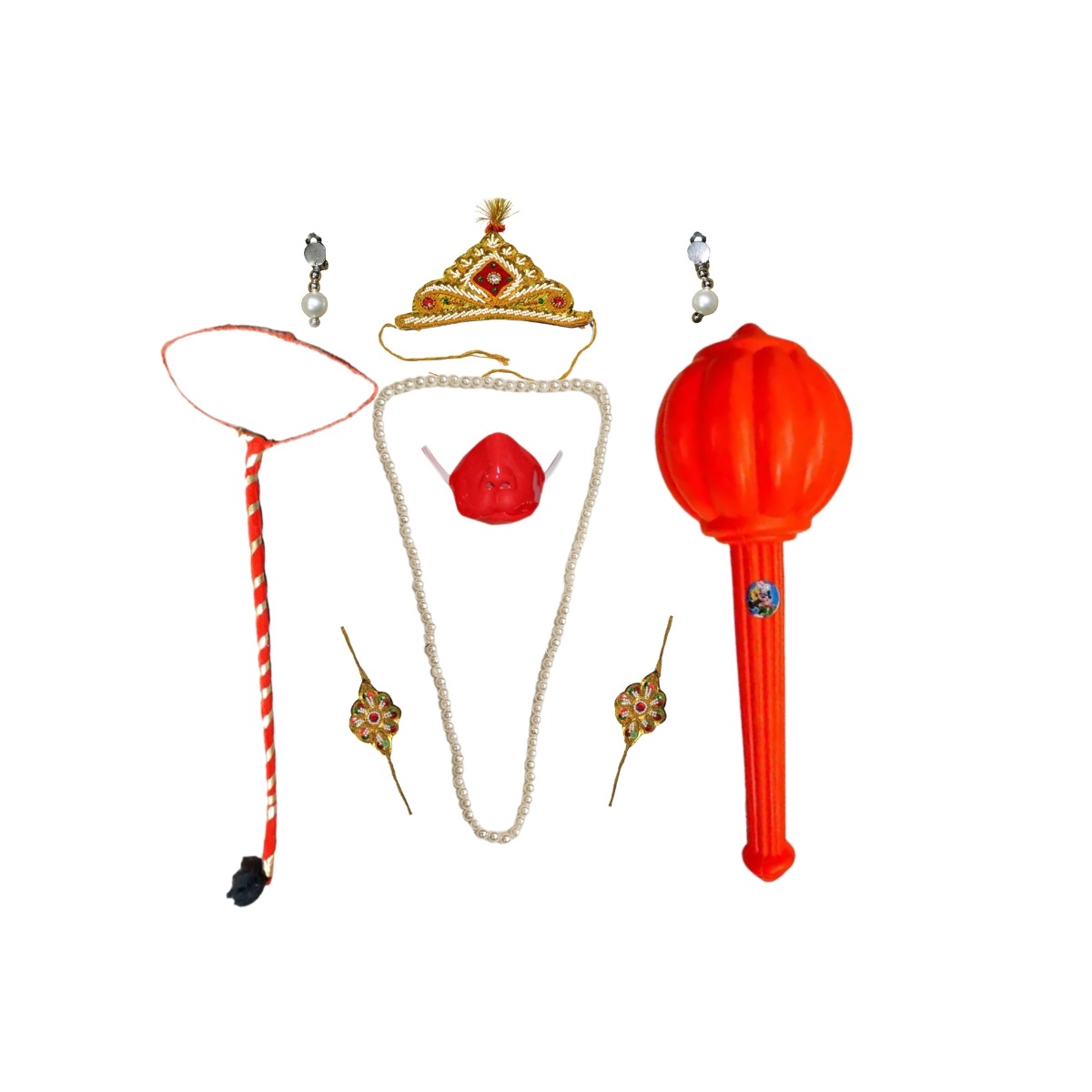 Hanuman Jewellery For Kids Ramleela/Janmashtami/Mythological Character For Kids School Annual function/Theme Party/Competition/Stage Shows Dress
