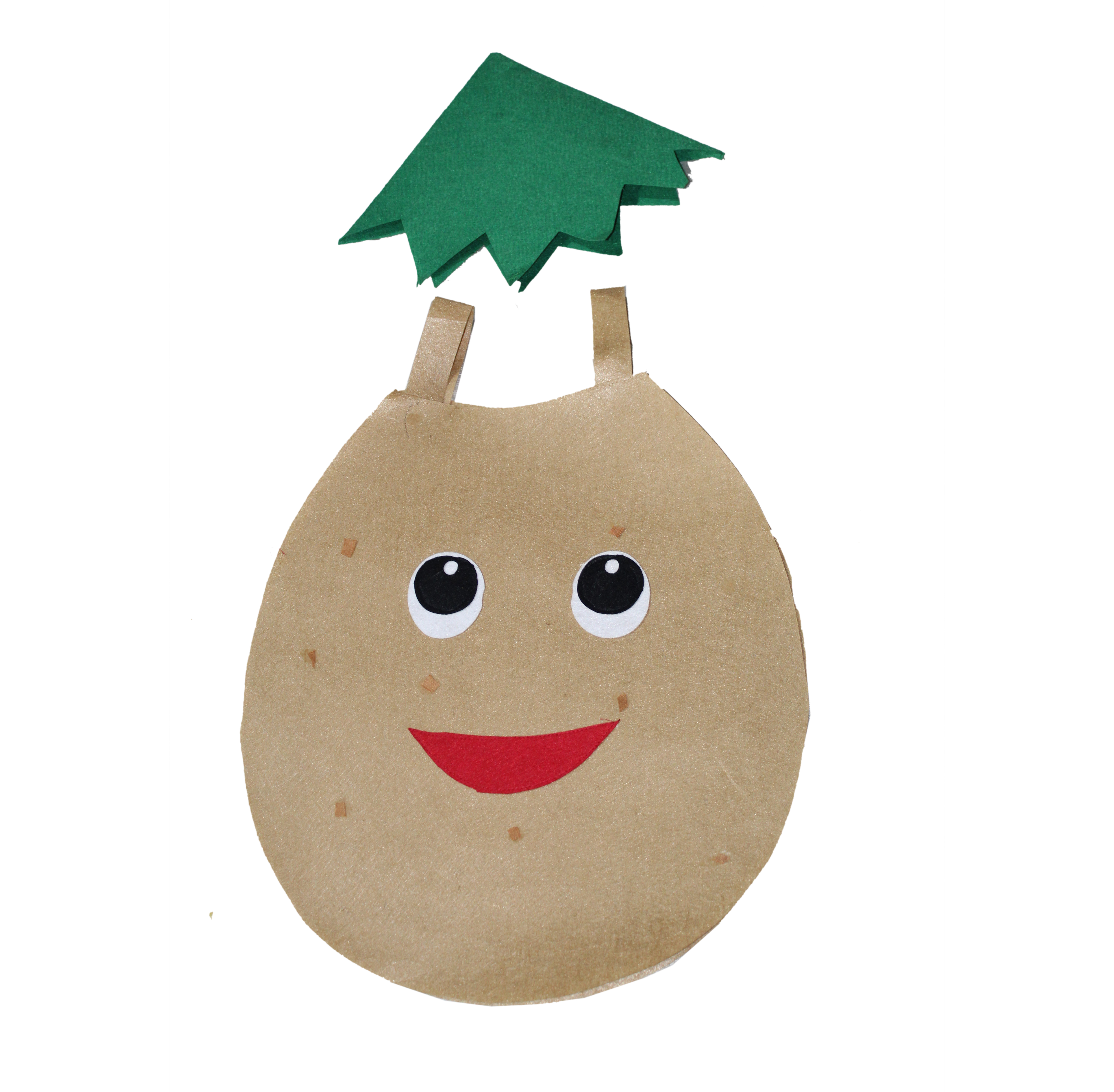 Potato Vegetables Costume Cutout with Cap