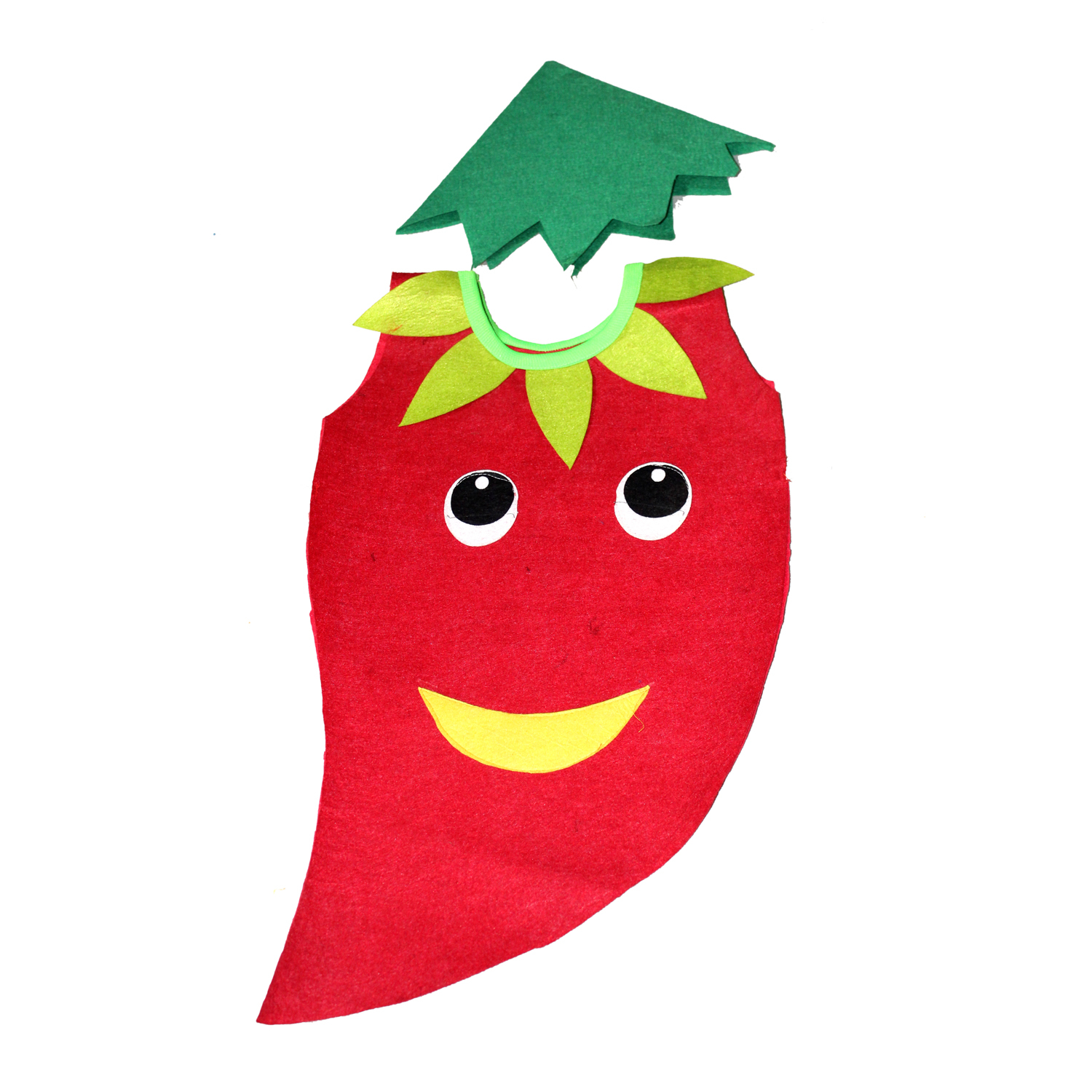 Red Chilli Pepper Cutout Fancy Dress
