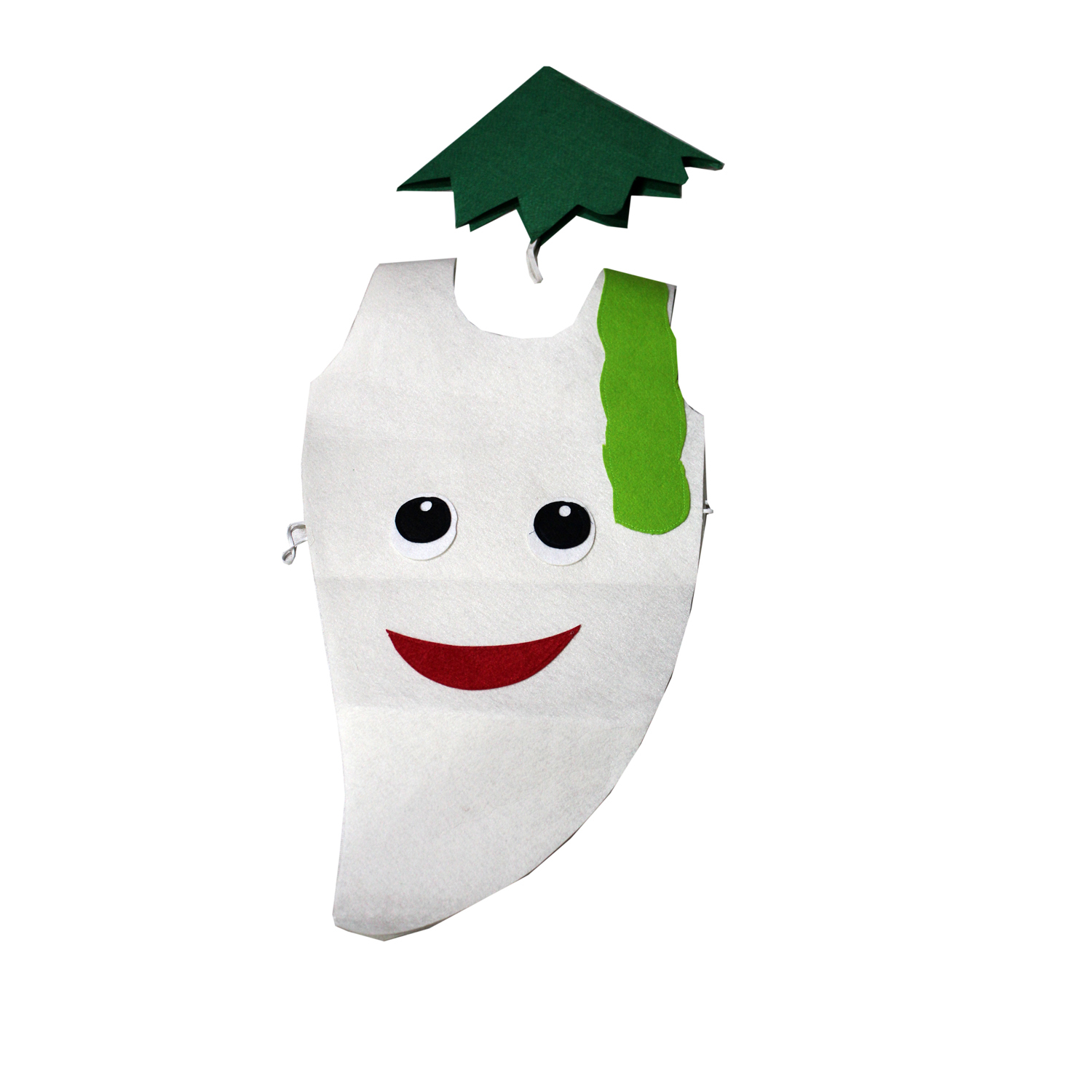 Radish Vegetable Cutout with Cap