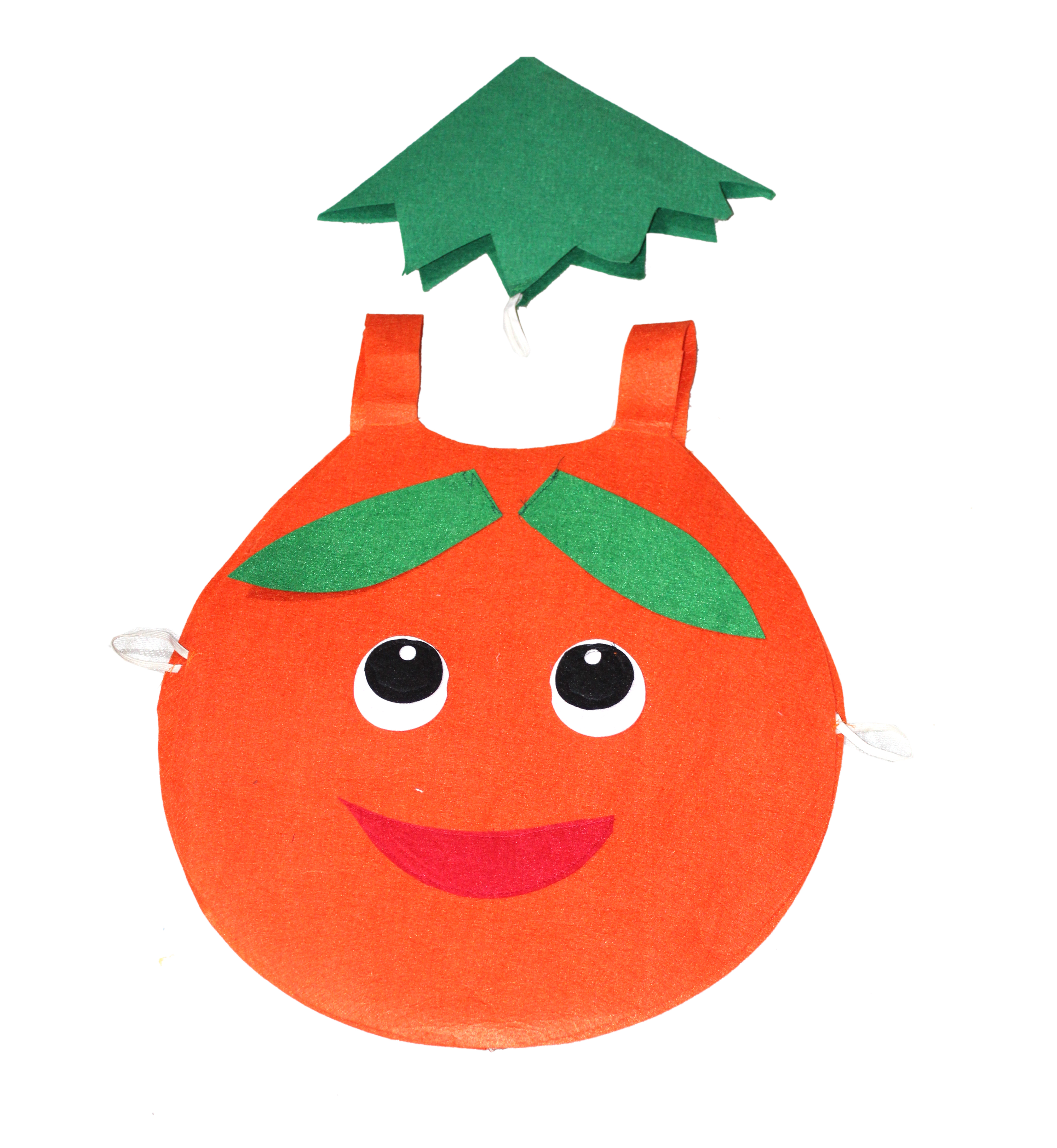 Orange Fruit Cutout with Cap for Kids