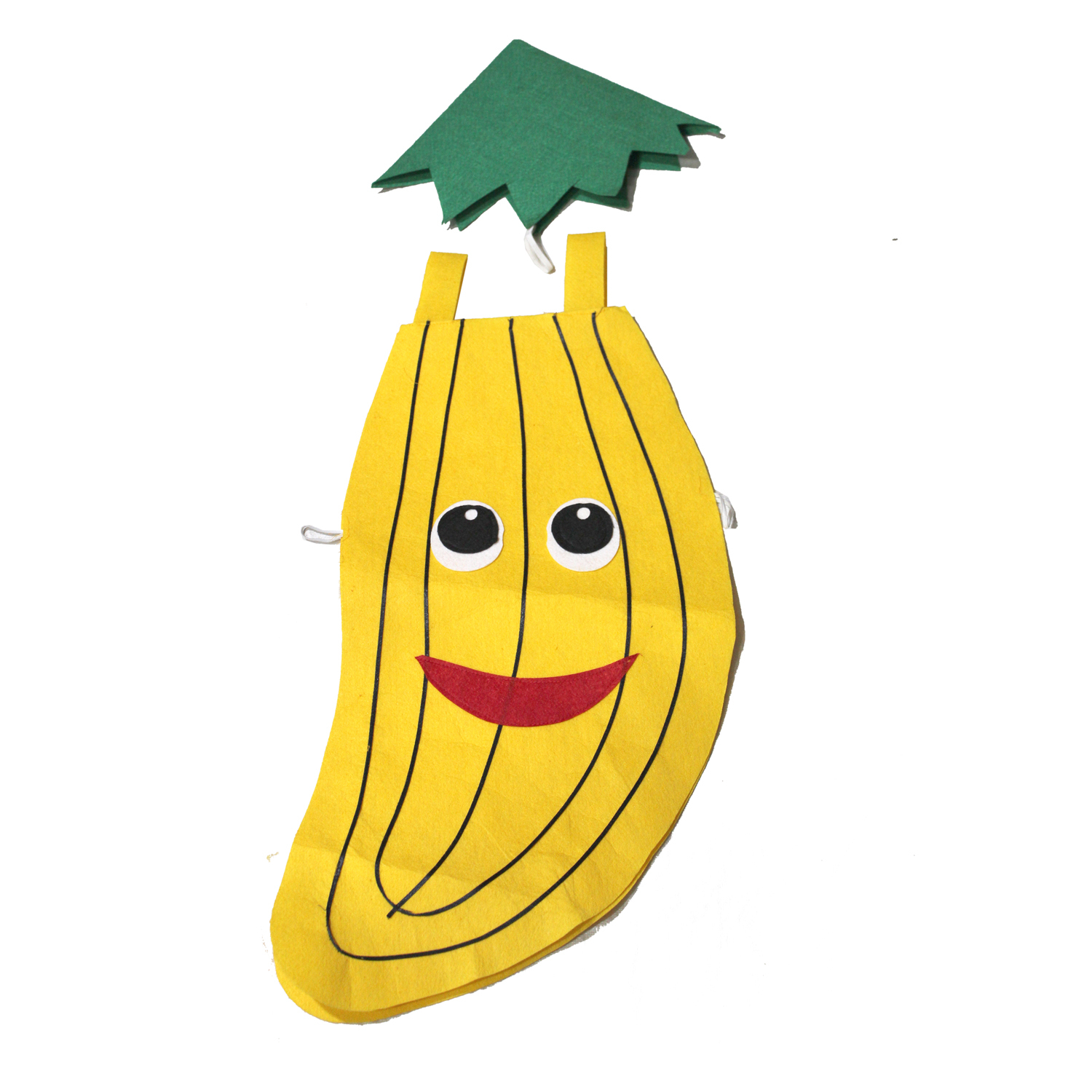 Banana Fruits Costume Cutout with Cap
