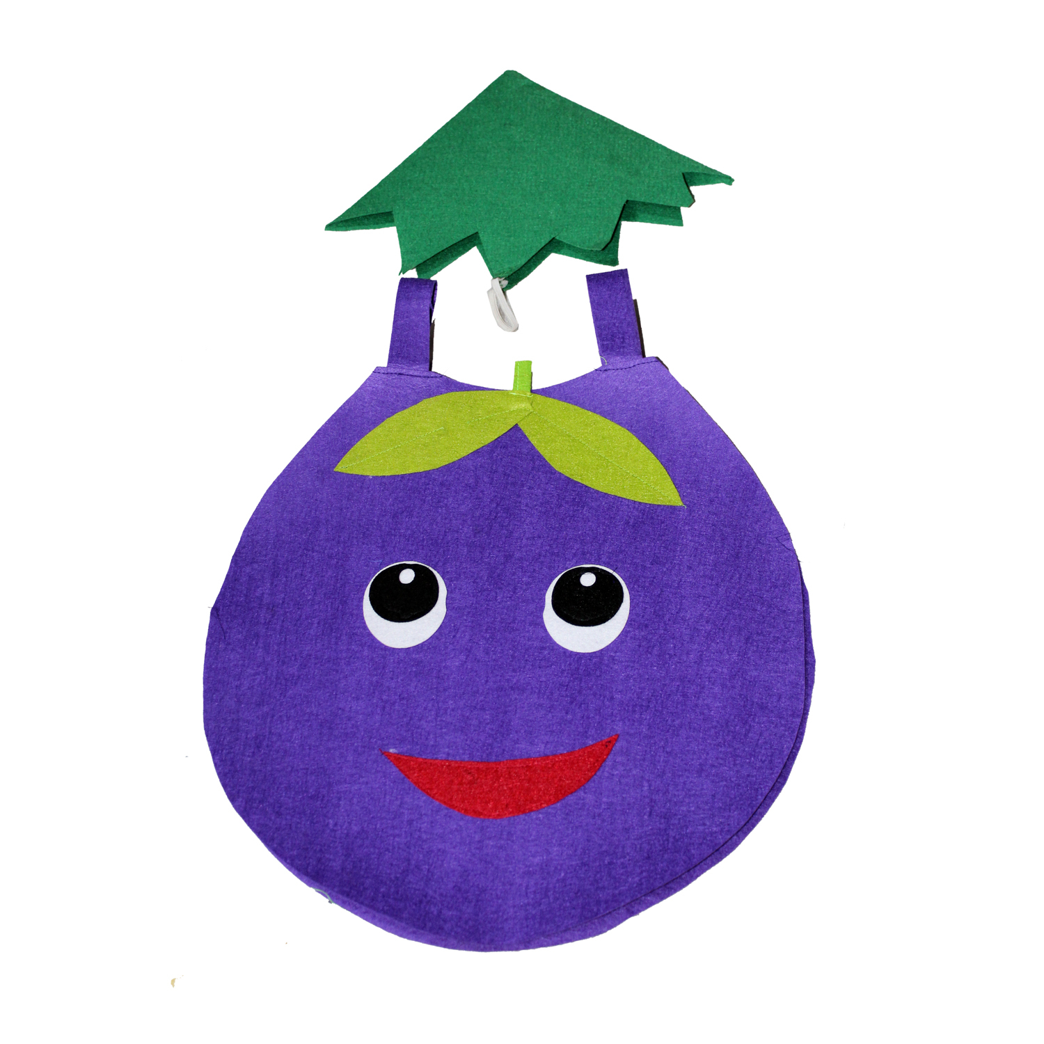 Brinjal Vegetable Cutout Costume for Kids