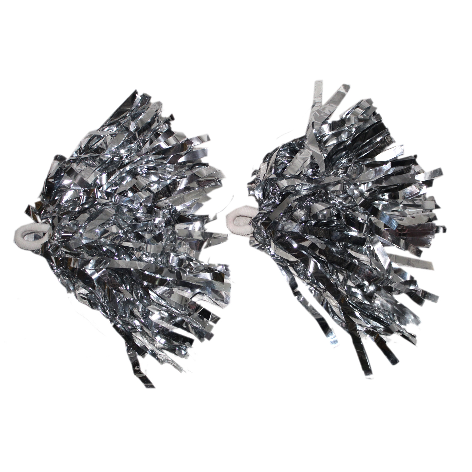 Silver Pom Pom Cheerleading Pompom