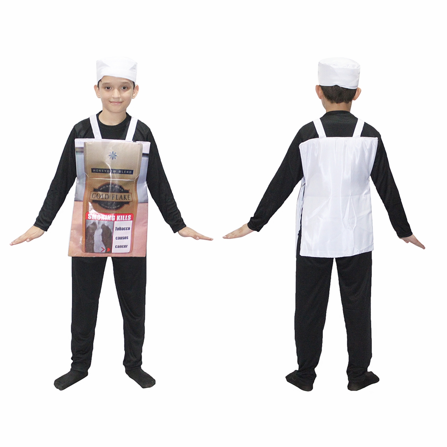 cigarette fancy dress Stop Smoking Awareness Cutout Costume for Kids