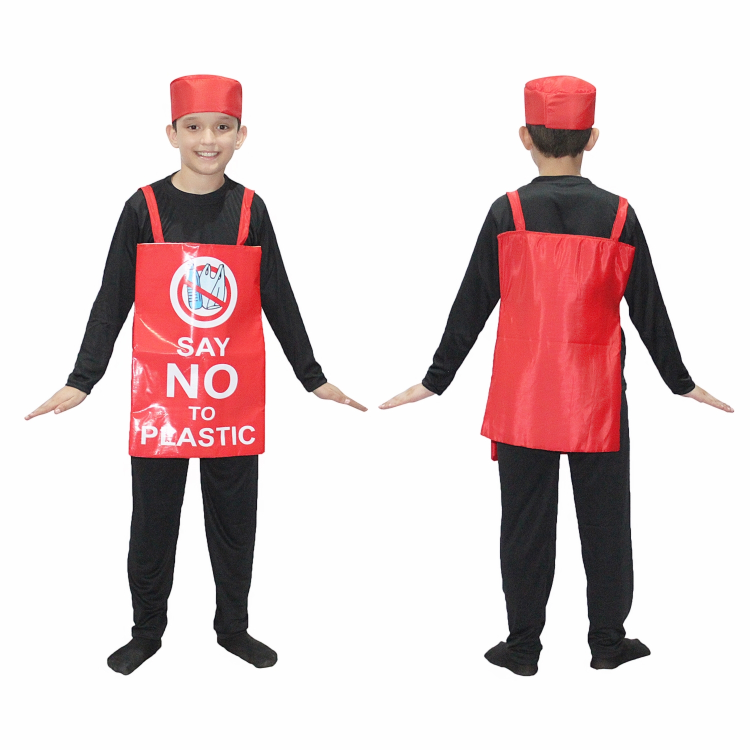 Say No to Plastic Fancy Dress Cutout Prop for Kids