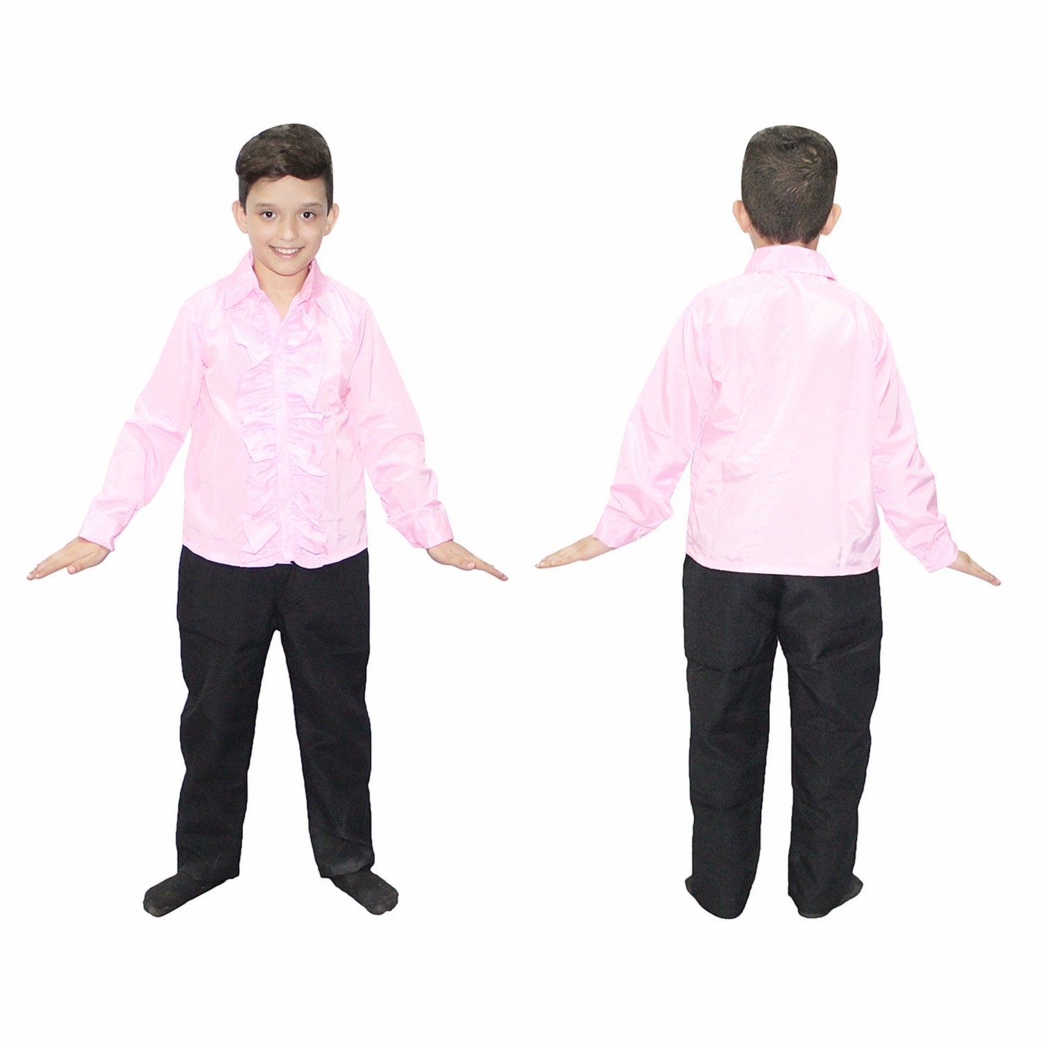 Pink Frill Shirt Fancy Dress for Kids