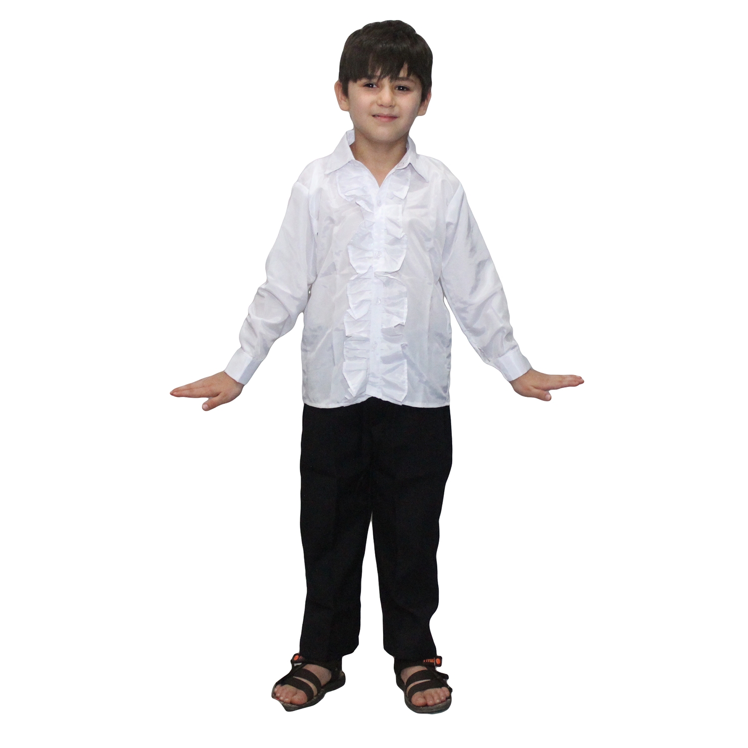 White Frill Shirt Fancy Dress for Kids