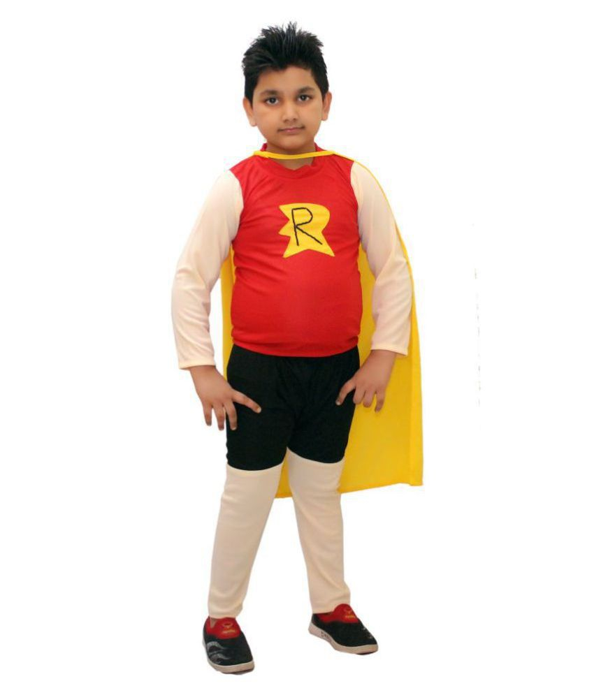 Raju Cartoon fancy dress for kids,Cartoon/superhero Costume for School Annual function/Theme Party/Competition/Stage Shows Dress