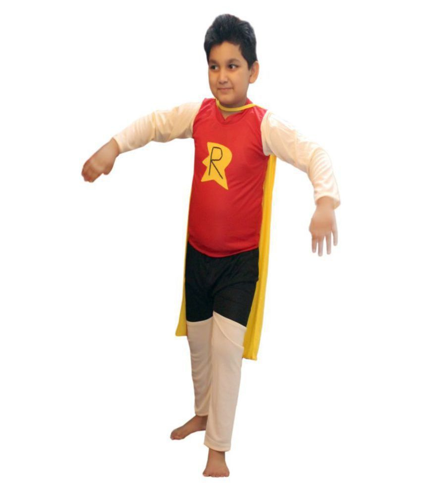 Raju Cartoon fancy dress for kids,Cartoon/superhero Costume for School Annual function/Theme Party/Competition/Stage Shows Dress
