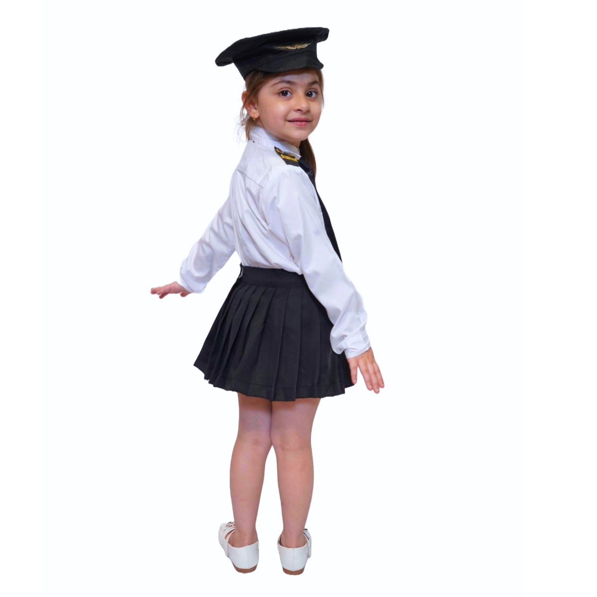 Girls Pilot Costume for Fancy Dress & School Events | Kids Aviator Outfit