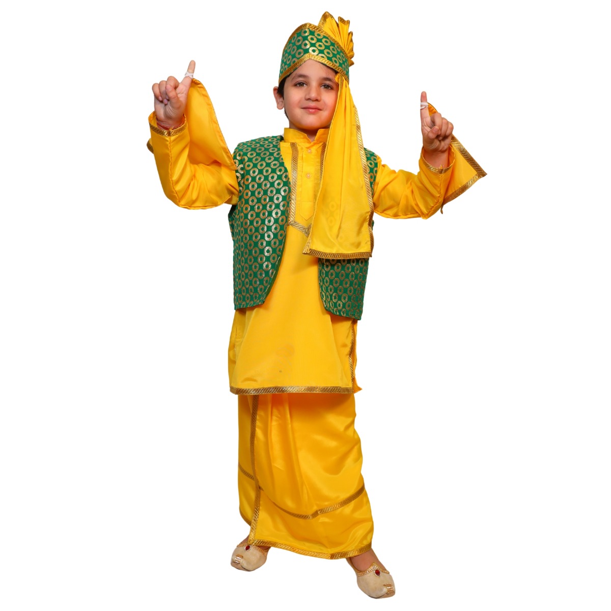 Punjabi Traditional Costume for Boys  Folk Dance Bhangra Dress Fancy Dress Outfit
