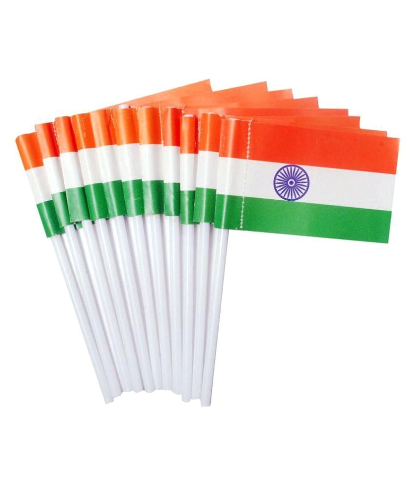 National Hand Flag – Small Size Stick Flag for Celebrations, Sports, Rally