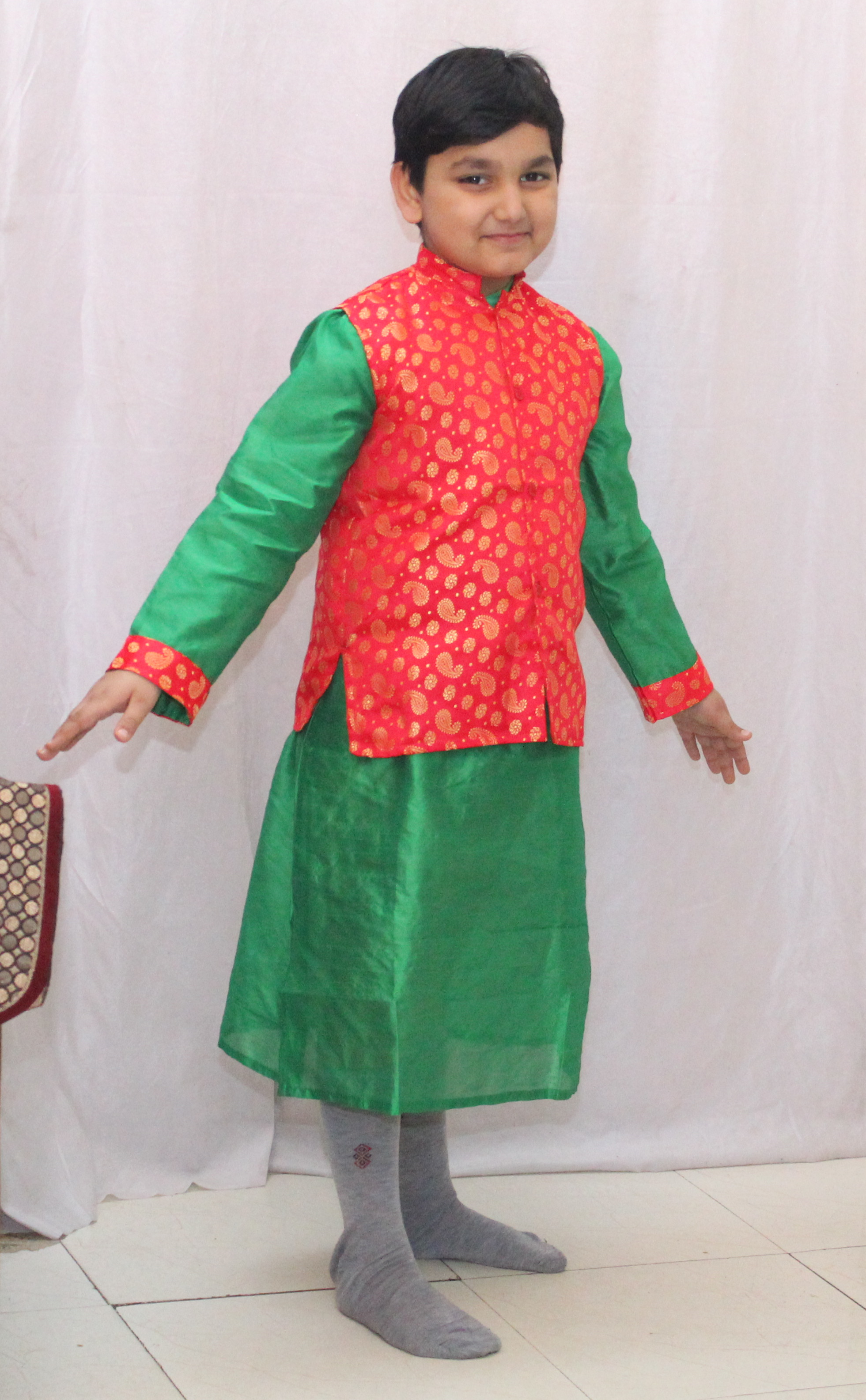 Sikkim Traditional Costume for Boys