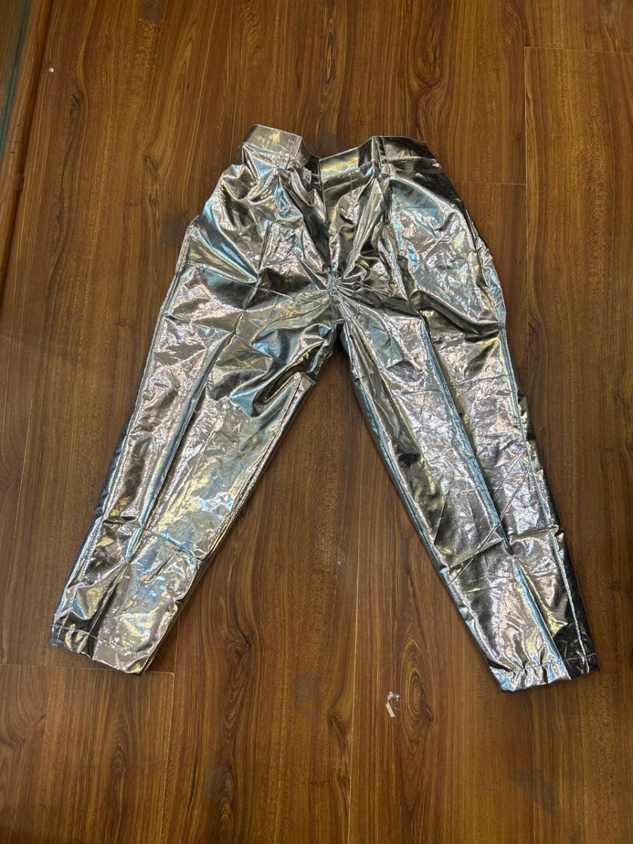 Shiny Pants for Kids Metallic Straight Leg School Dance Performance