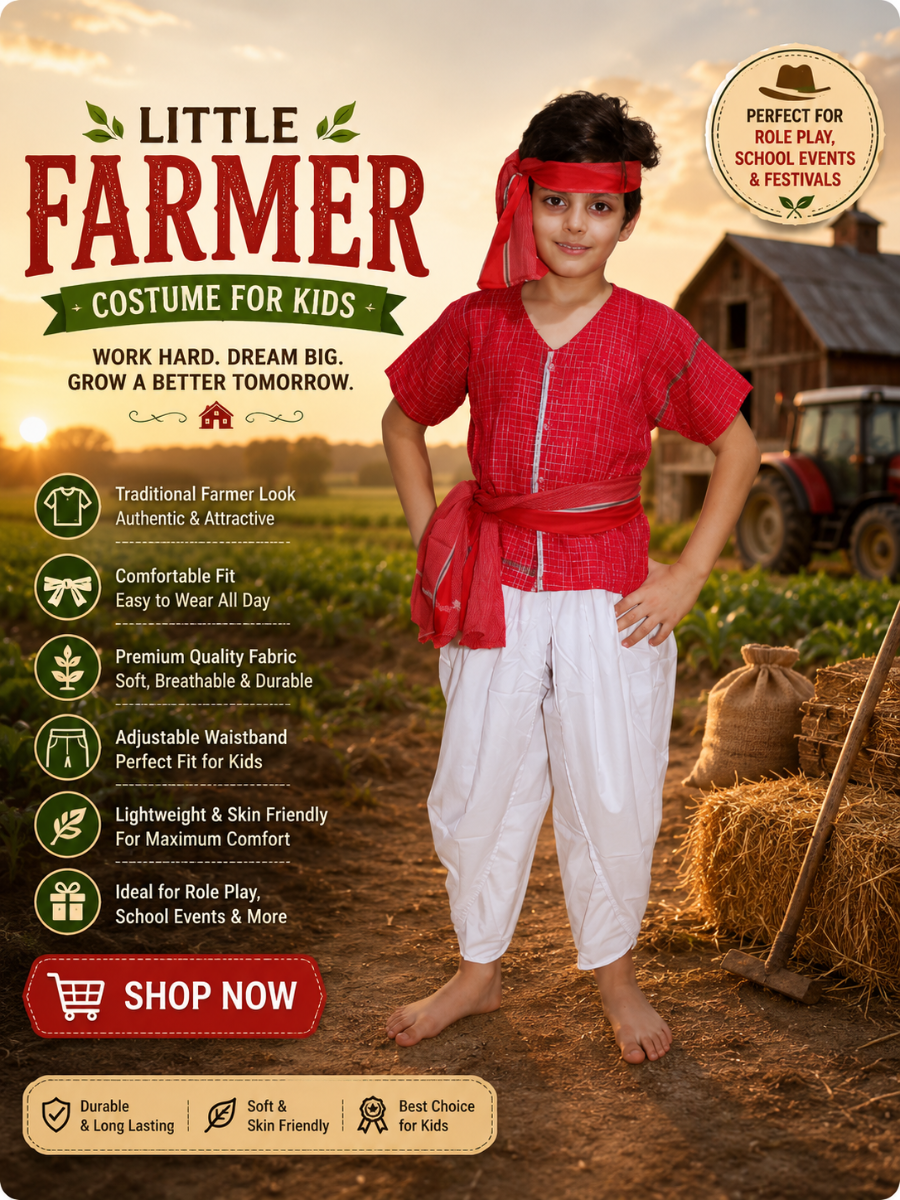 Farmer Fancy Dress Costume