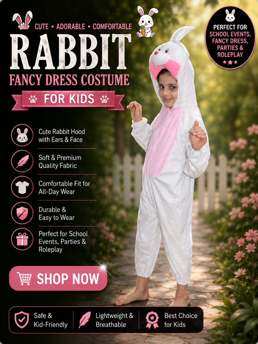 Rabbit Fancy Dress Costume