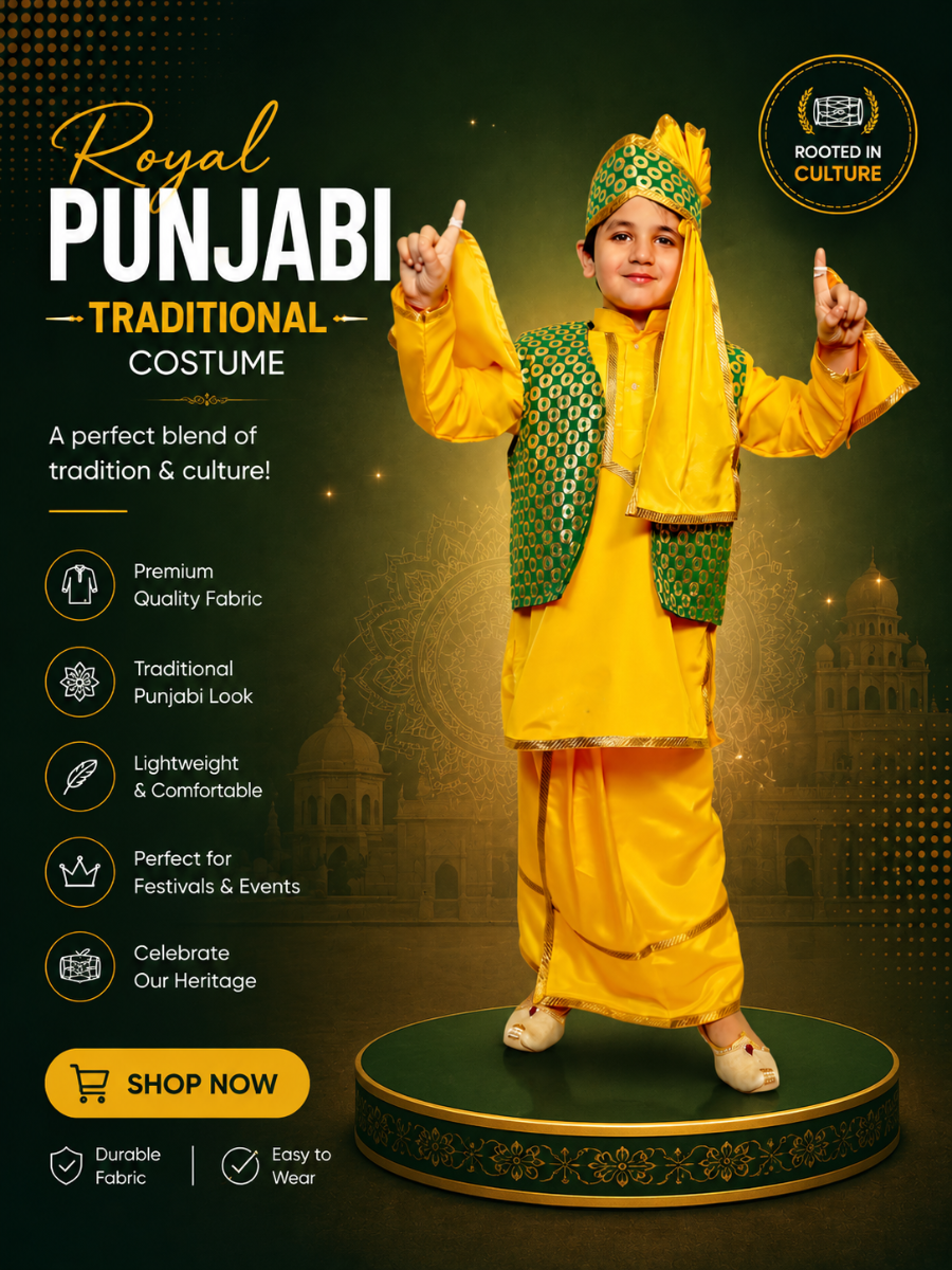 Punjabi Traditional Costume for boys