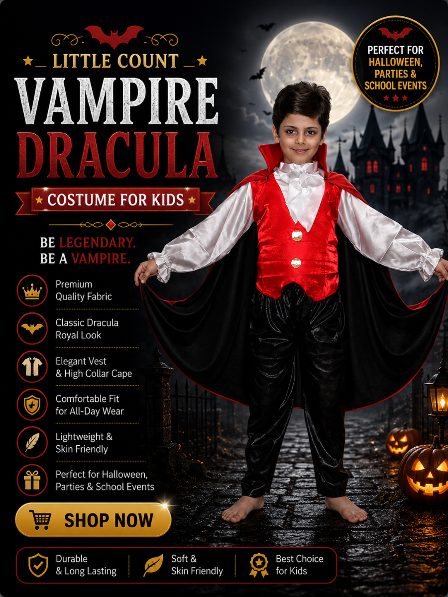 Vampire Costume For Kids
