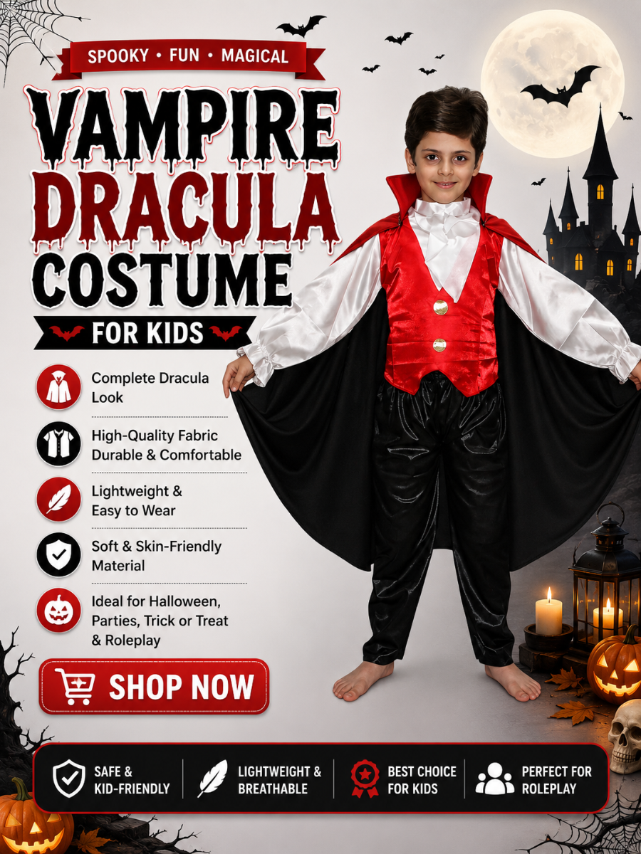 Vampire Costume For Kids