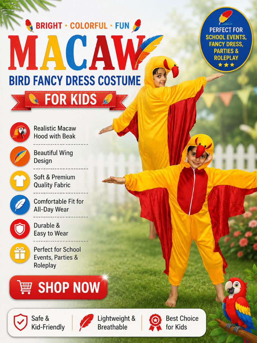 Macaw Birds Costume
